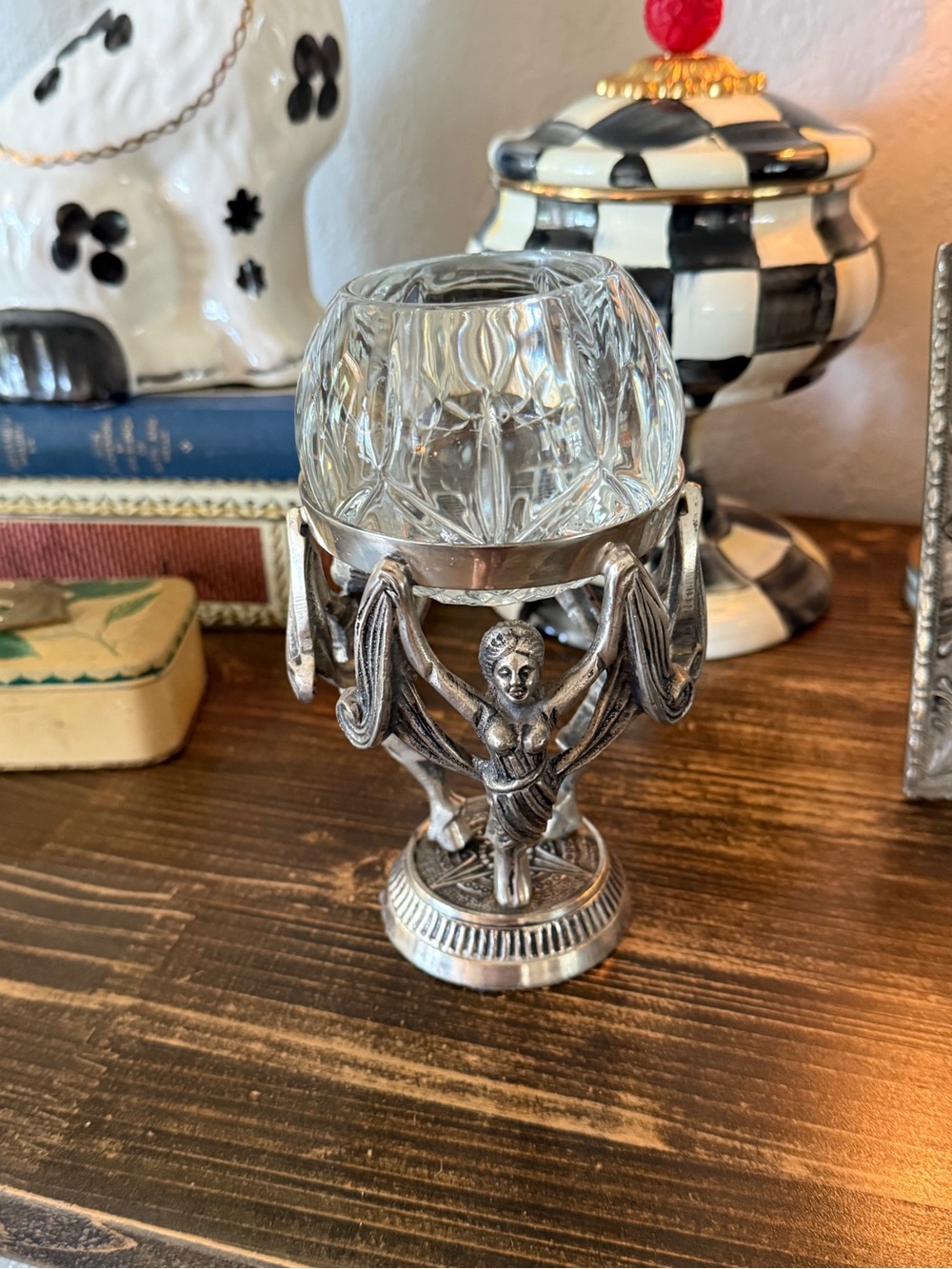 Ornate Silver “Thread of Life” Votive Holder – Zeus & The Fates - Picture 4 of 17